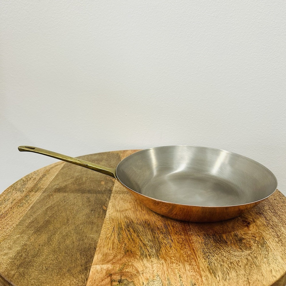 Paul Revere Ware 1801 Limited Edition 10.5" Skillet Pan Copper Stainless Brass